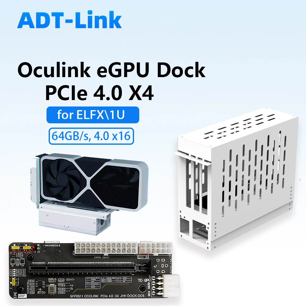 External Gpu Dock Pcie 4.0 Oculink - Oculink eGPU Graphics Card Dock for