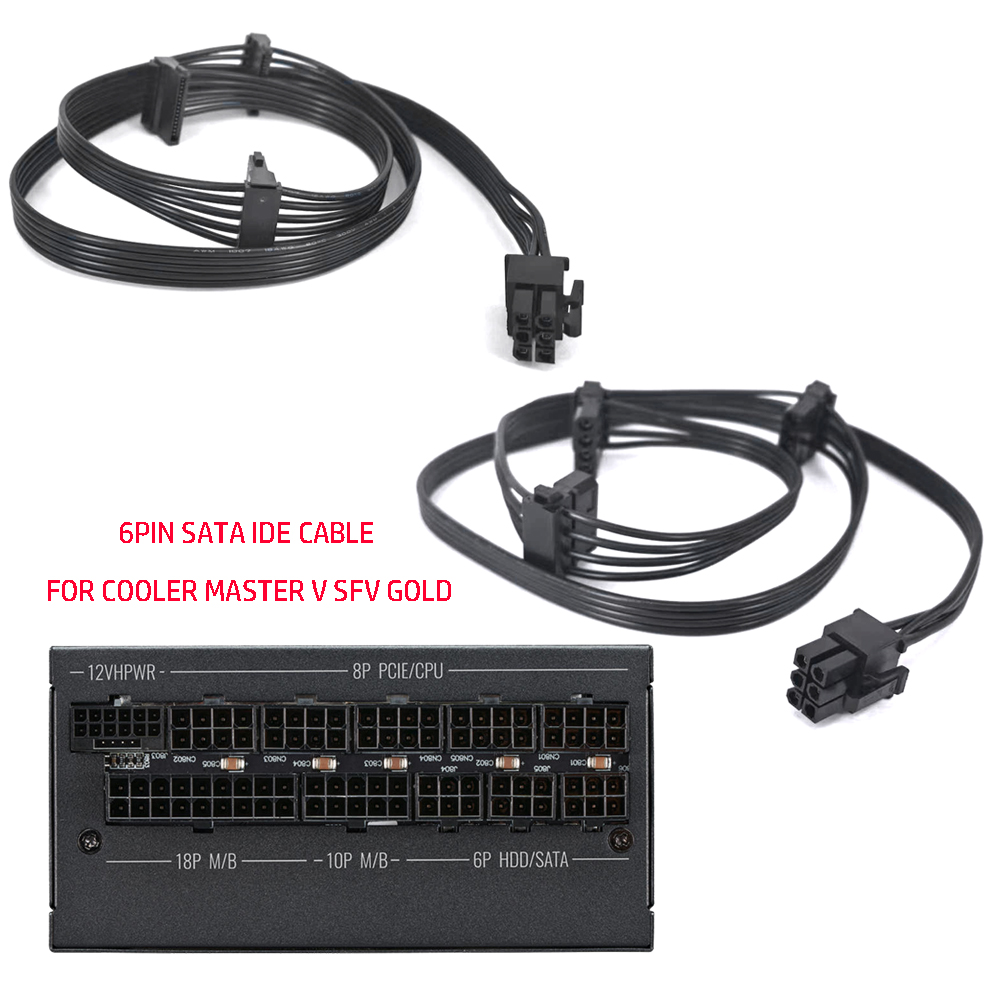 Sfx Power Supply 850W Gold - 6PIN PCIE TO 3*SATA Molex IDE