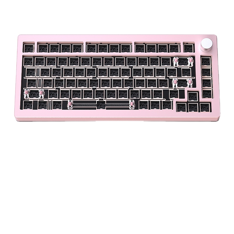 HJSDZHI AL75V2 Mechanical Keyb - Mechanical Keyboard Barebone Aluminum Gasket 75 recension och pris