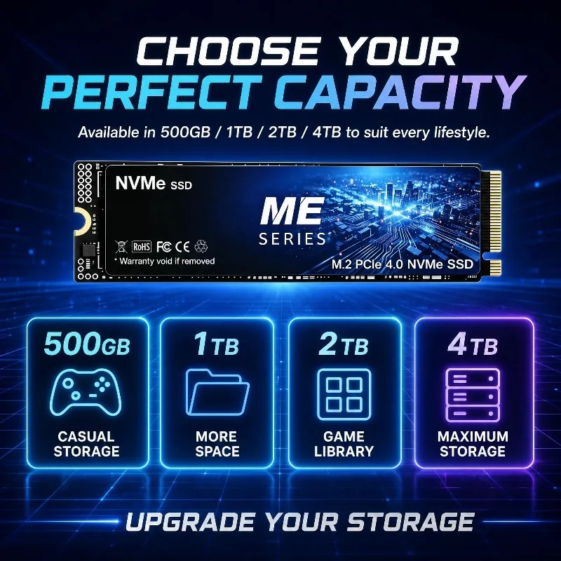 New ME SERIES NVMe PCIe 4.0 M. - M.2 Nvme 4Tb Pcie 4.0 Ssd recension och pris