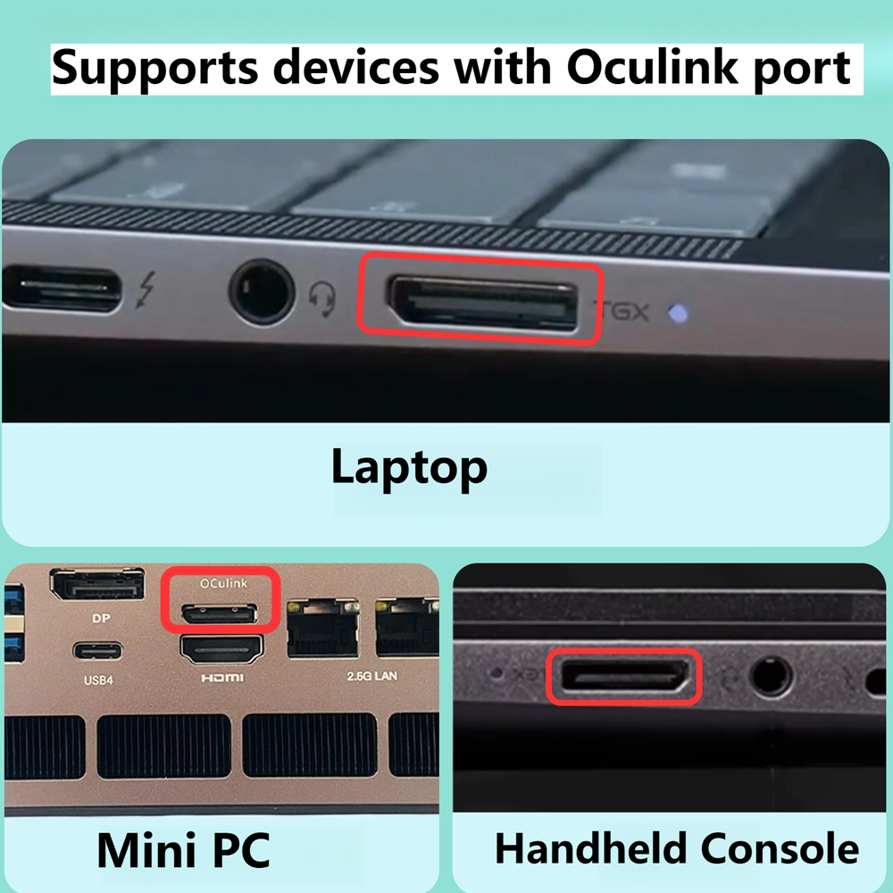 Oculink eGPU Graphics Card Doc - External Gpu Dock Pcie 4.0 Oculink recension och pris