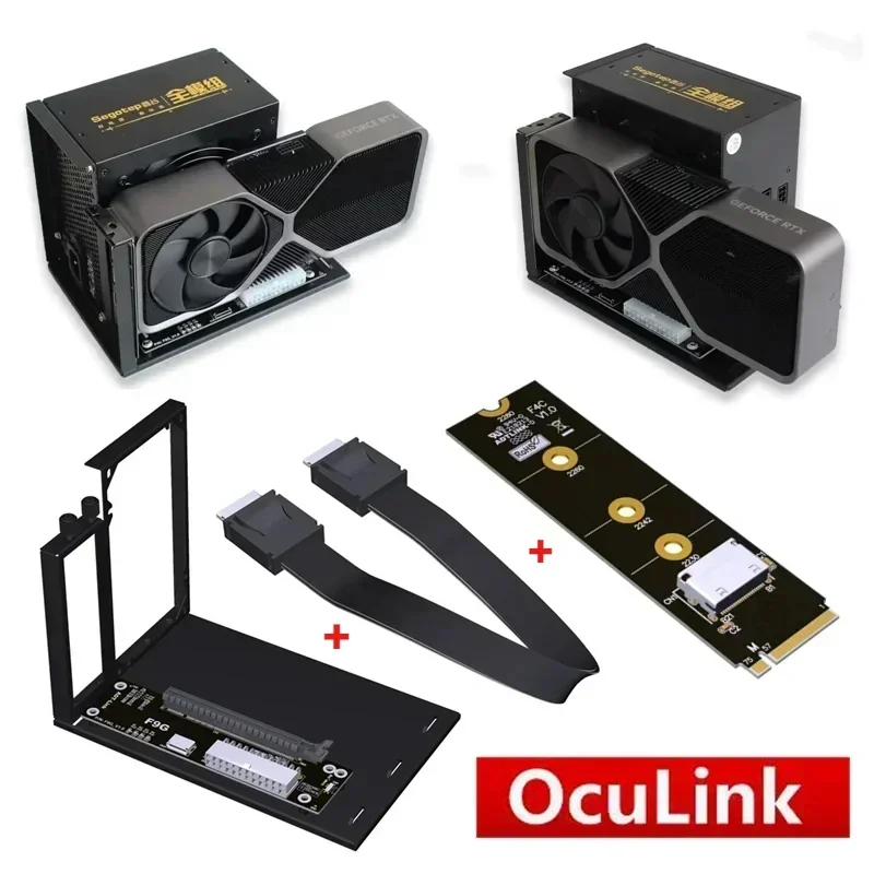 F9G 64Gbps OcuLink to PCIE 4.0 - External Gpu Dock Pcie 4.0 Oculink recension och pris