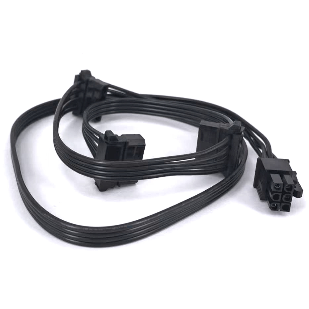 6PIN PCIE TO 3*SATA Molex IDE  - Sfx Power Supply 850W Gold recension och pris