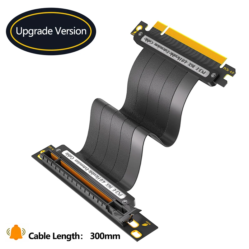 90Degree PCI-E X16 4.0 Flexibl - Pcie 4.0 X16 Riser Cable 90 Degree recension och pris