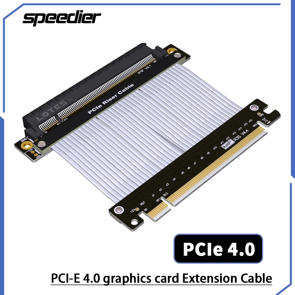 PCIE 4.0 X16 Riser Cable RTX30 - Pcie 4.0 X16 Riser Cable 90 Degree recension och pris