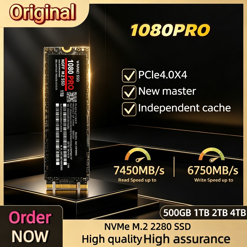 100% original 1080PRO with 1TB - M.2 Nvme 4Tb Pcie 4.0 Ssd recension och pris