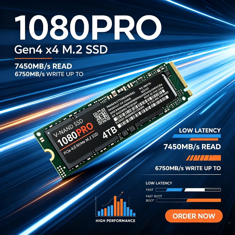 Original 1080Pro 512GB-4TB PCI - M.2 Nvme 4Tb Pcie 4.0 Ssd recension och pris