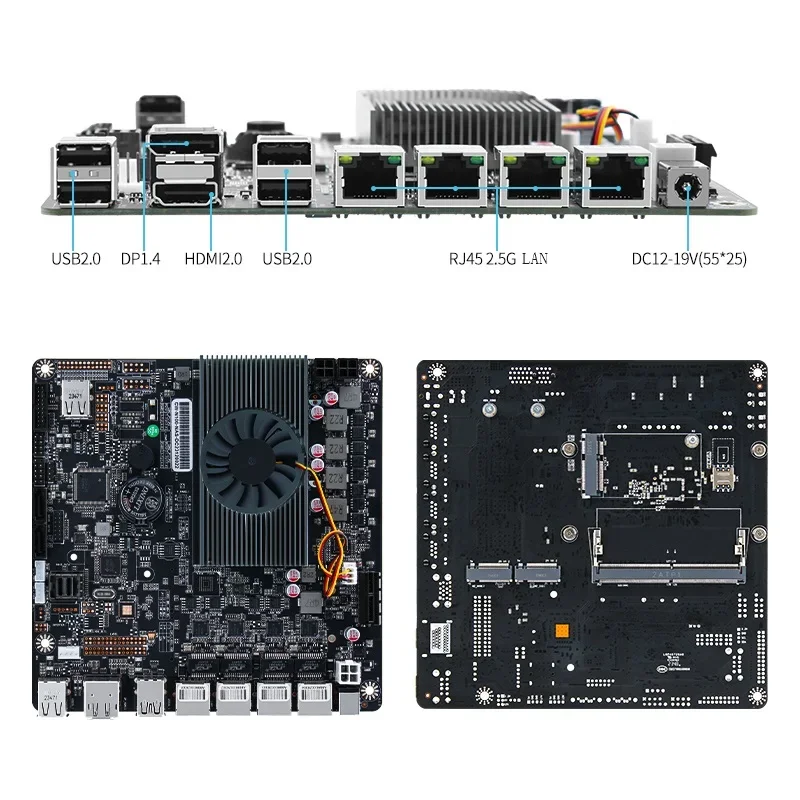 N100 Nas Motherboard 2xm.2 Nvm - Nas Motherboard N100 6 Sata recension och pris
