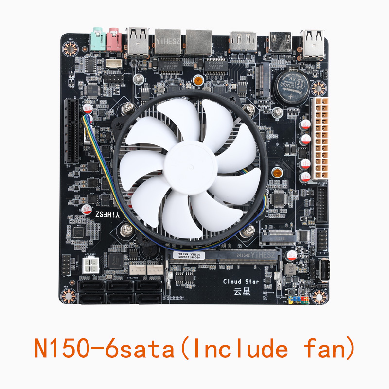 N100/N150 NAS DDR4 Motherboard - Nas Motherboard N100 6 Sata recension och pris