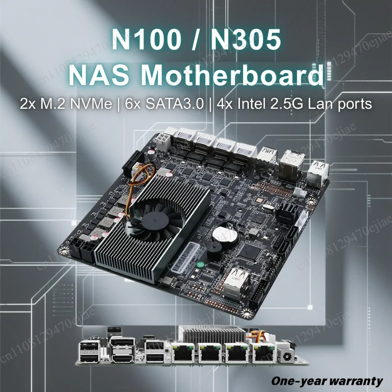 N100 Mini ITX NAS Motherboard  - Nas Motherboard N100 6 Sata recension och pris
