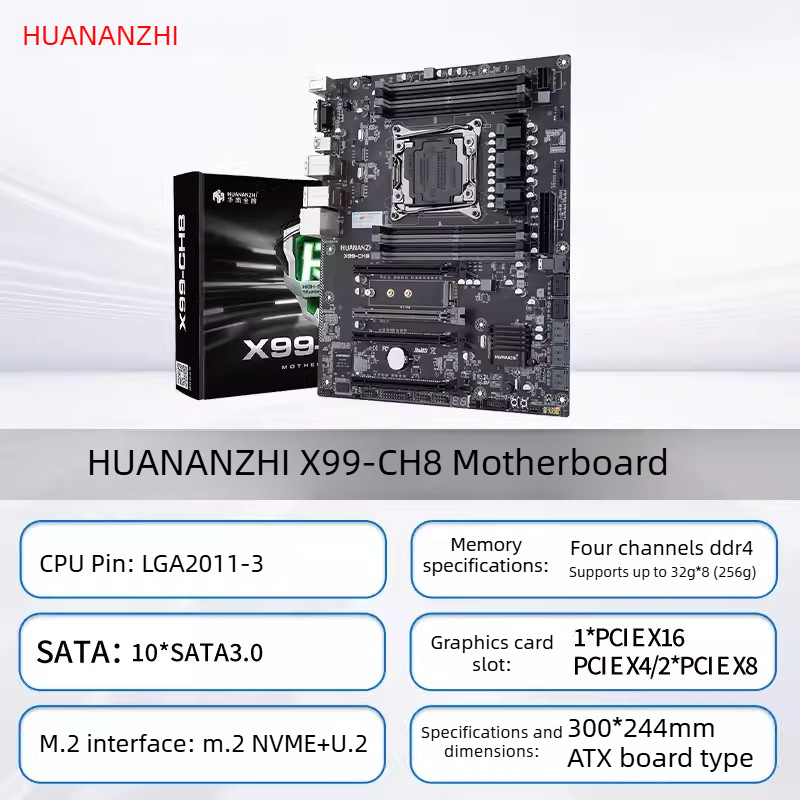 HUANANZHI LGA2011-3 X99 Mother - X99 Dual Cpu Motherboard Combo recension och pris
