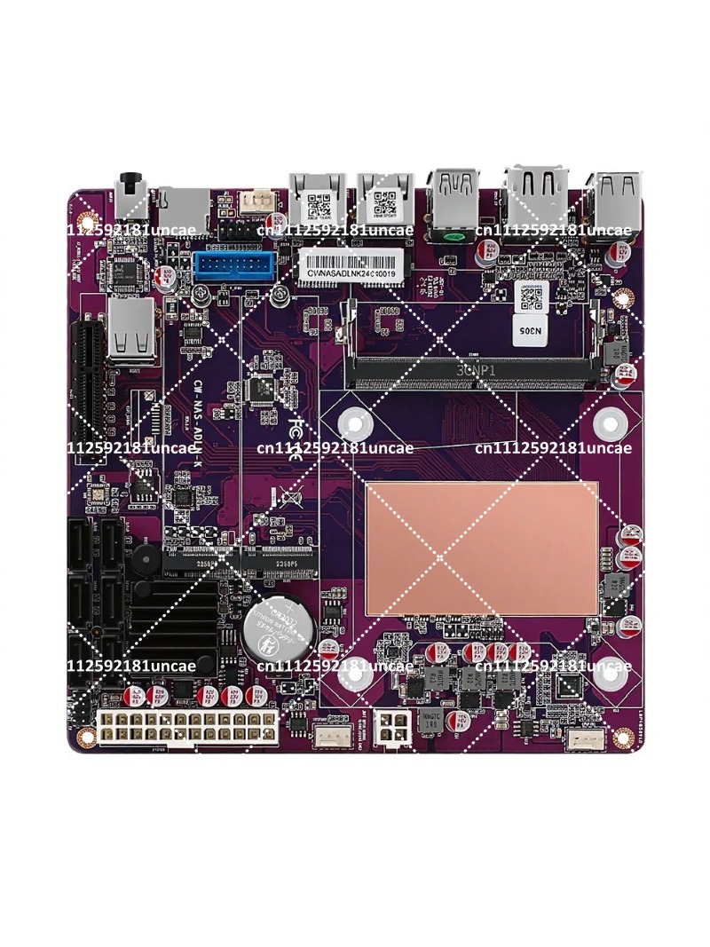 NAS Motherboard DDR5 12th Gen  - Nas Motherboard N100 6 Sata recension och pris