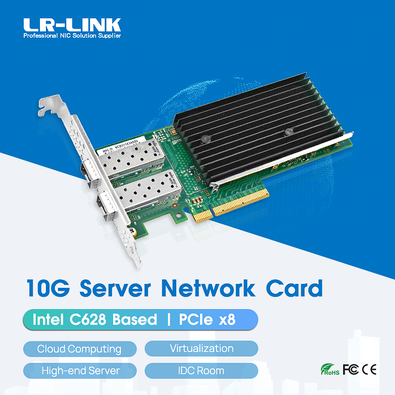 LR-LINK 1010PF-2SFP+ PCIe x8 D - 10Gb Sfp+ Pcie Network Card Dual Port recension och pris