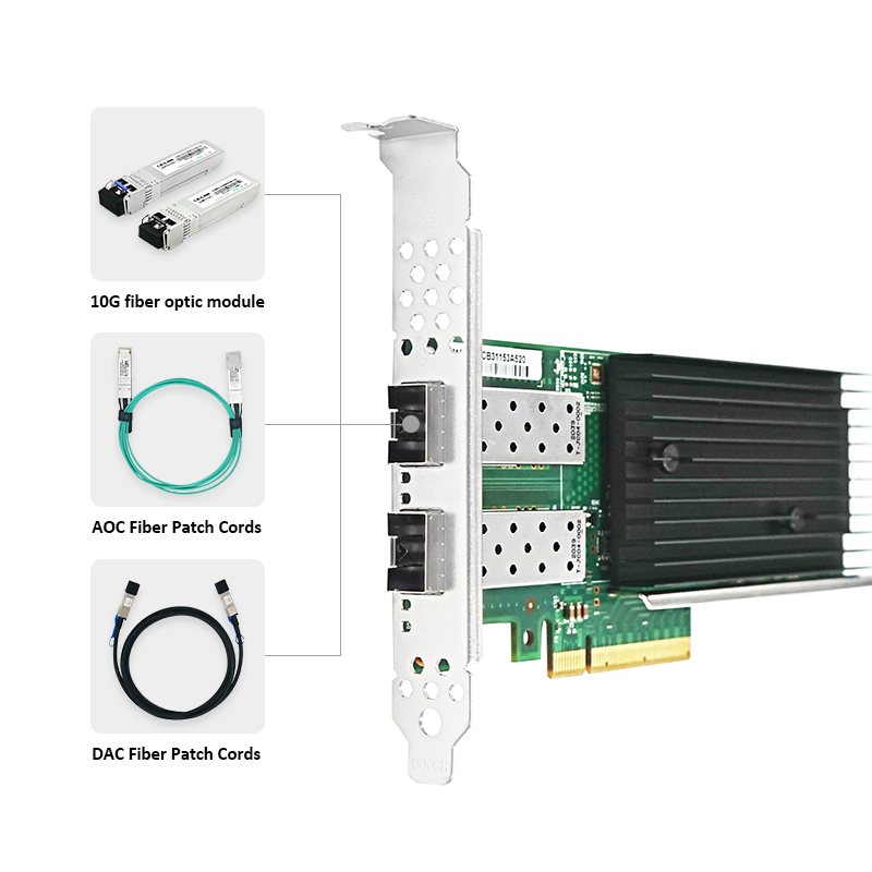 LR-LINK 1010PF-2SFP+ PCIe x8 D - 10Gb Sfp+ Pcie Network Card Dual Port recension och pris