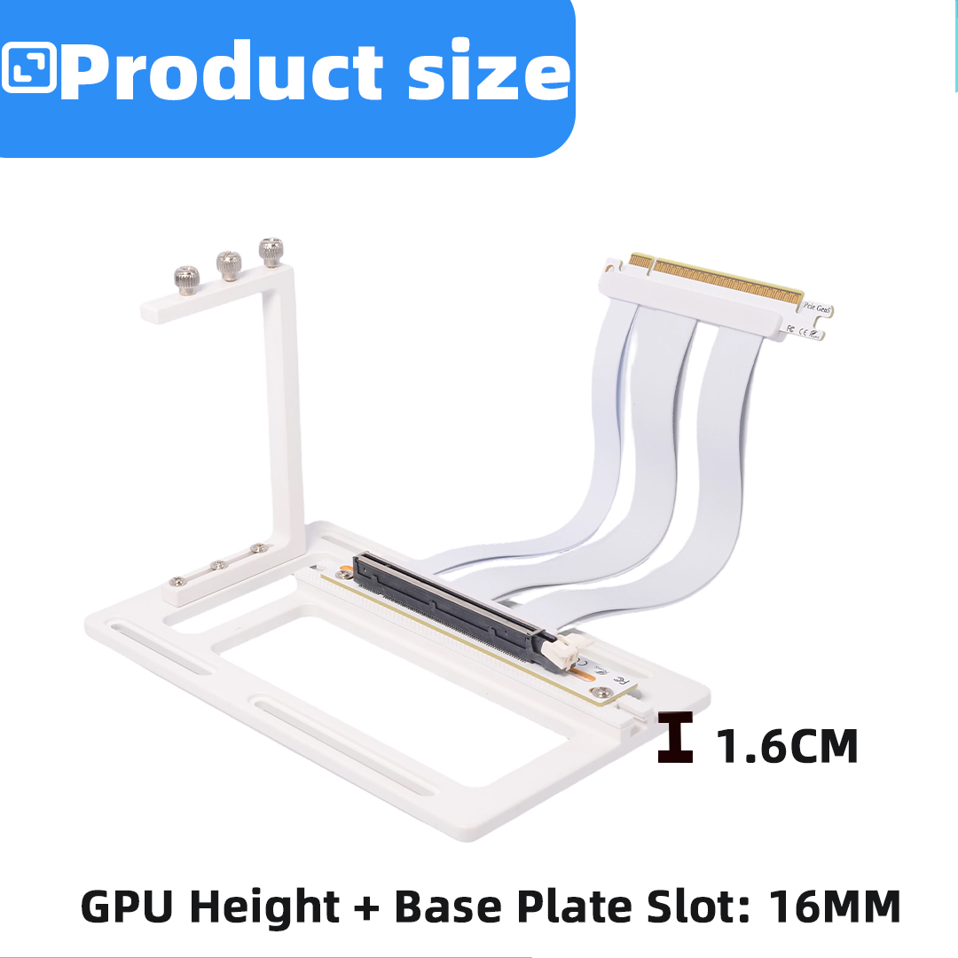 PCIe 5.0 /4.0 /3.0 X16 90 Degr - Pcie 4.0 X16 Riser Cable 90 Degree recension och pris