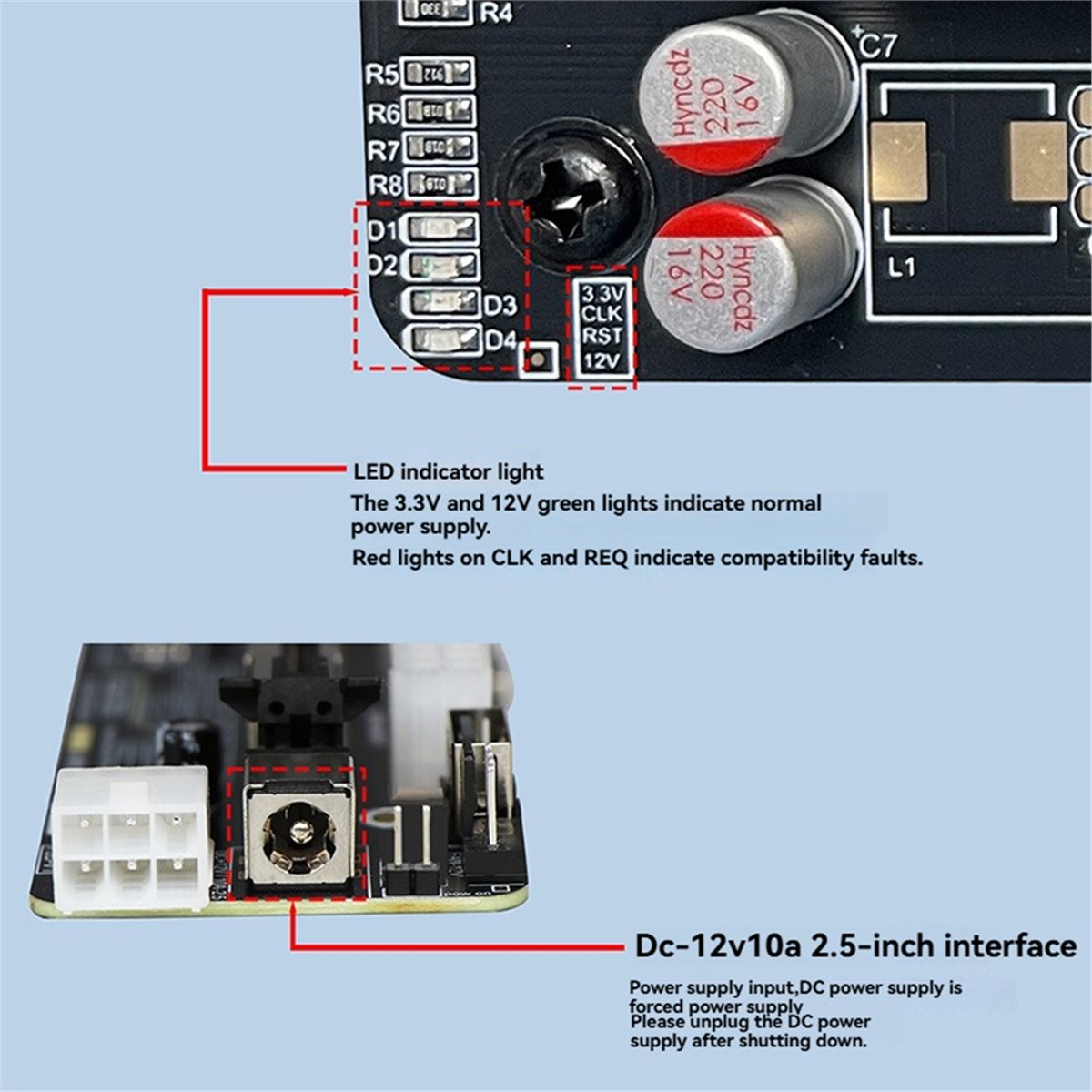 giftnew Oculink SFF-8612 to PC - External Gpu Dock Pcie 4.0 Oculink recension och pris