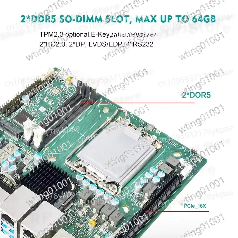 for 13th Gen Mini ITX Motherbo - Lga 1700 Ddr5 Itx Motherboard recension och pris
