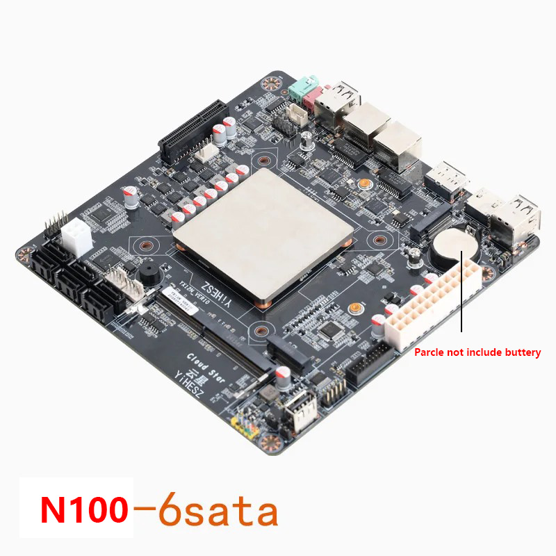 Intel N100 Mini-ITX Motherboar - Nas Motherboard N100 6 Sata recension och pris