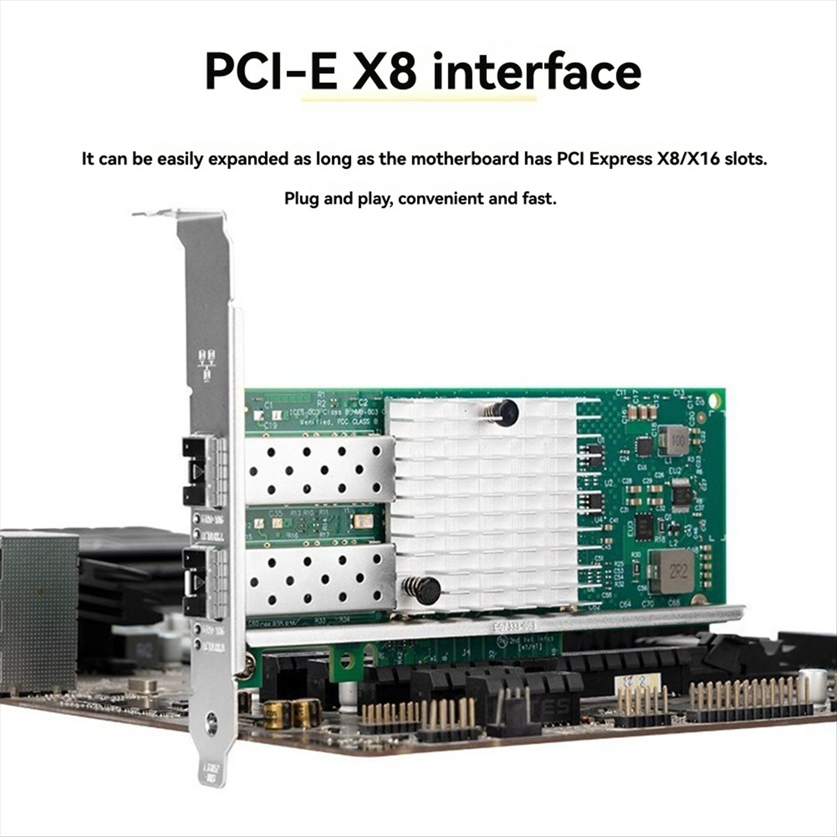 Stable- X520-DA1 10Gb SFP+ Dua - 10Gb Sfp+ Pcie Network Card Dual Port recension och pris