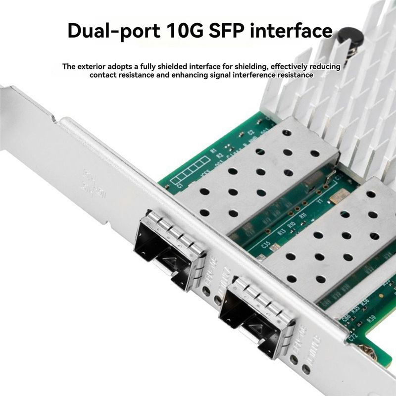 Efficient X520-DA1 Dual Port 1 - 10Gb Sfp+ Pcie Network Card Dual Port recension och pris