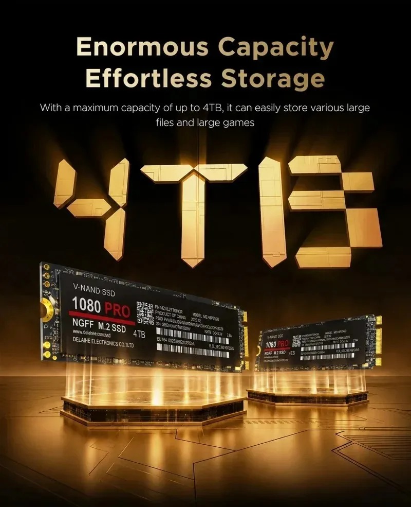 2026 1080PRO PCIe 4.0 NVMe M.2 - M.2 Nvme 4Tb Pcie 4.0 Ssd recension och pris